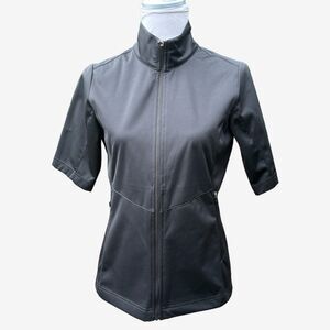 Nike Golf Women Short Sleeve Jacket S Windproof Water Resistant Black
